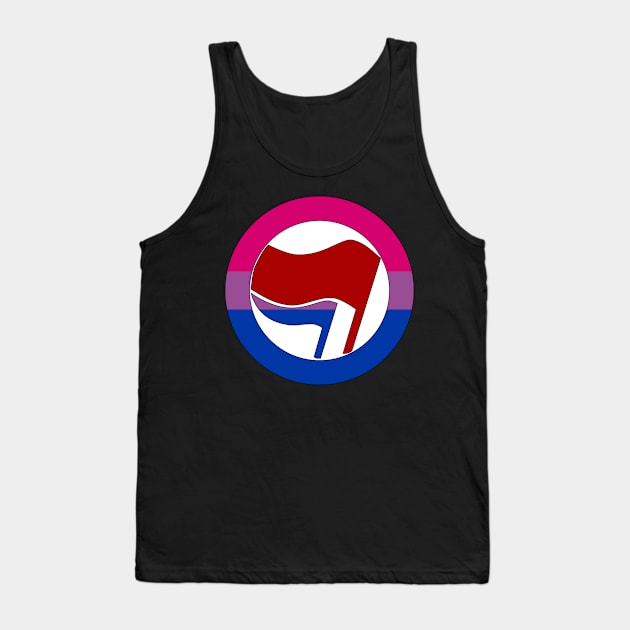 Bi Antifascist Action Tank Top by dikleyt